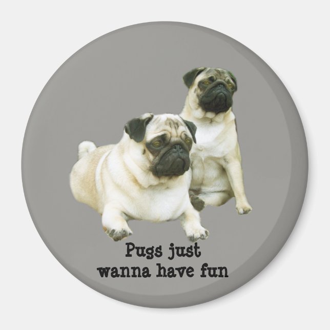 Imán Pug Magnet (Frente)