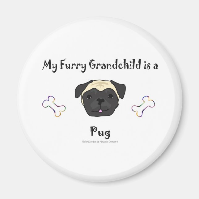 Imán PugFawn (Frente)