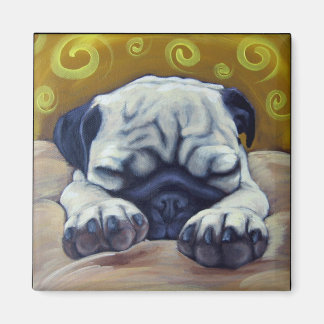 Imán PugSleepy