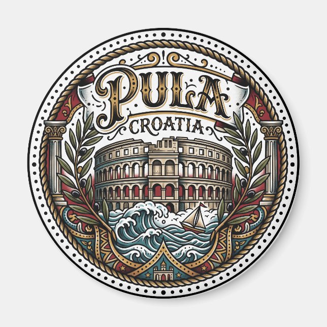 Imán Pula Croacia (Frente)
