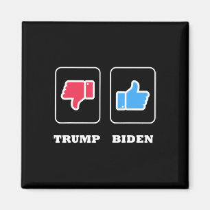 Imán Pulgar Hacia Abajo Para Trump Y Pulgar Hacia Arrib