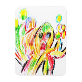 Imán Pulpo colorido