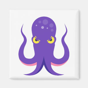 Imán Pulpo Púrpura Calamar