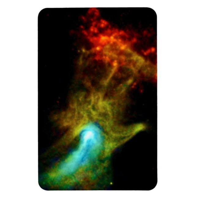 Imán Pulsar B1509 - Mano de Dios X-Ray Nebula NASA Foto (Vertical)