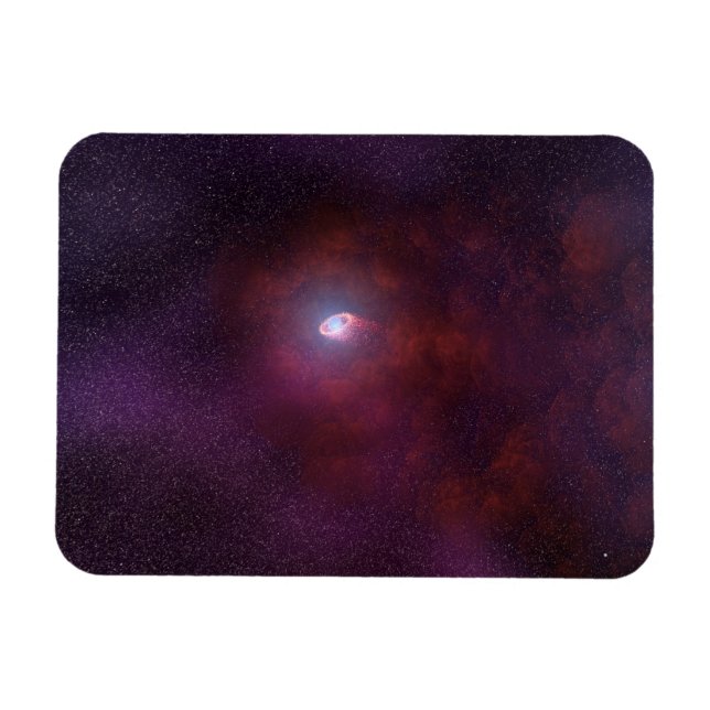 Imán Pulsar Viento De Una Estrella De Neutrón. (Horizontal)