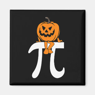 Imán Pumpkin Pie Math Funny Halloween Acción de Gracias