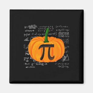 Imán Pumpkin Pie Math Funny Halloween Acción de Gracias