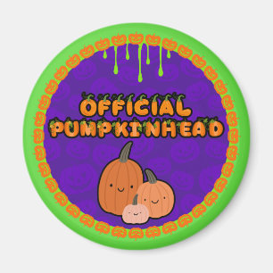 Imán Pumpkinhead oficial 3 Calabazas