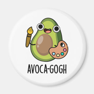 Imán Pun aguacate, artista divertida aguacate