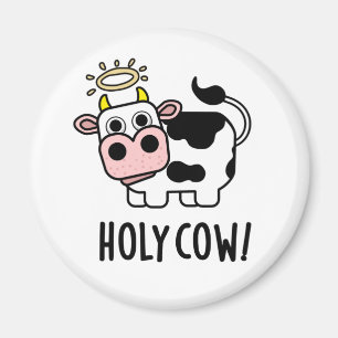 Imán Pun animal divertido de vaca sagrada
