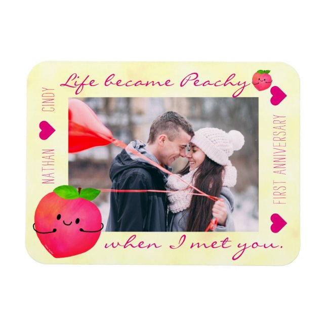 Imán Pun Peach Positivo - Peachy (Horizontal)