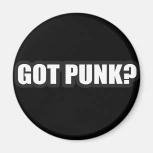 Imán ¿PUNK CONSEGUIDO? camisetas de la música de punk