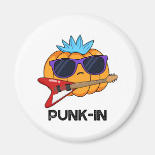 Imán Punk en divertido Punk Calabaza de Rock Pun