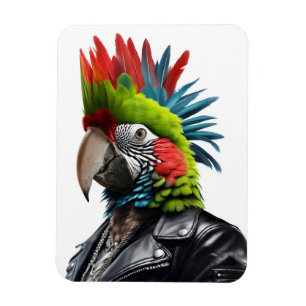Imán Punk Parrot