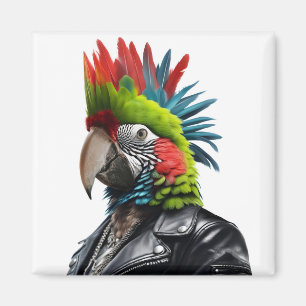 Imán Punk Parrot