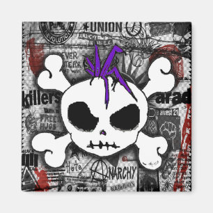 Imán Punk Skull