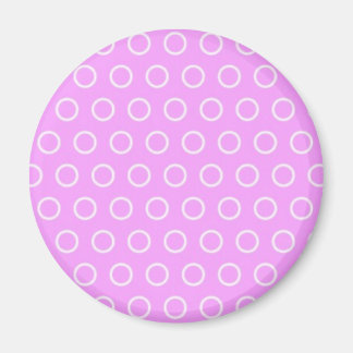 Imán pünktchen lila rosa puntúa pink polka dots tocan