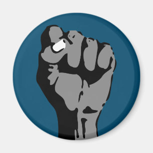 Imán puño democrático