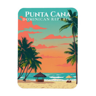 Imán Punta Cana Beach Art Souvenir
