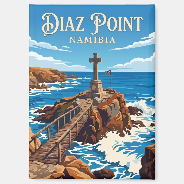 Imán Punta Diaz Namibia (Anverso)