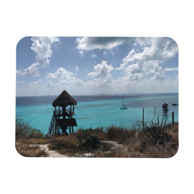 Imán Punta Sur, Isla Mujeres, Mexico Photo Magnet (Horizontal)