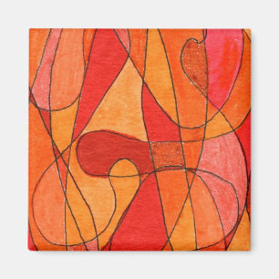 Imán "Punto caliente" Magnetoscopio de arte abstracto