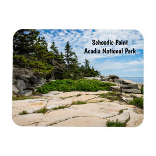 Imán Punto escolar en el Parque Nacional de Acadia en M