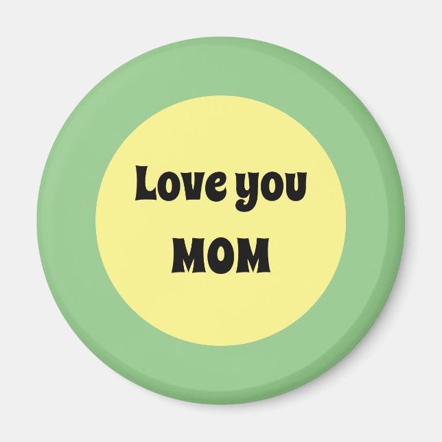 Imán Punto grande amarillo (Frente)