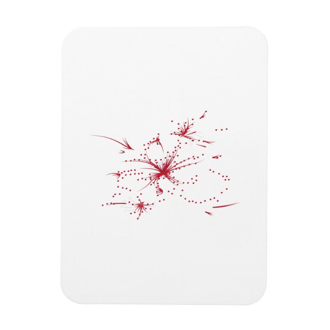 Imán Punto rojo naranja, cian y magenta (Vertical)