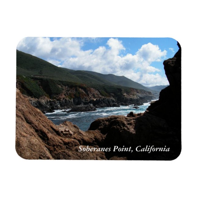 Imán Punto Soberanes, costa de California (Horizontal)