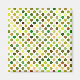 Imán Puntos amarillo y verde