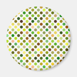 Imán Puntos amarillo y verde