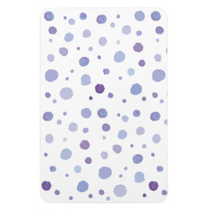 Imán puntos de polka pintados a mano