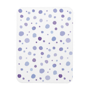 Imán puntos de polka pintados a mano