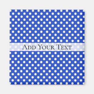 Imán Puntos de Polka Royal Blue Combination de STaylor