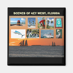 Imán Puntos de vista escénicos Key West, Florida
