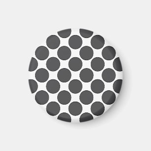 Imán Puntos gris oscuro tejados