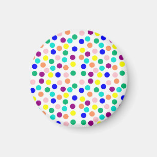 Imán Puntos multicolores