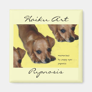 Imán Pupnosis Haiku Art Magnet