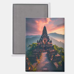Imán Pura Senja Bali  - “Templo de Bali al Atardecer”