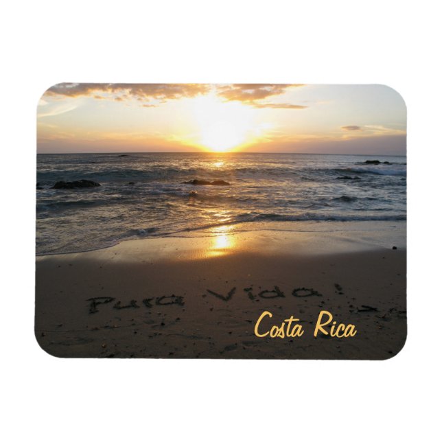 Imán Pura vida Costa Rica (Horizontal)