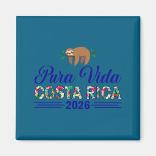 Imán Pura vida Costa Rica 2026 tropical viaje divertido