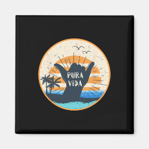 Imán Pura Vida Costa Rica Señal Shaka Surfing Gif de su