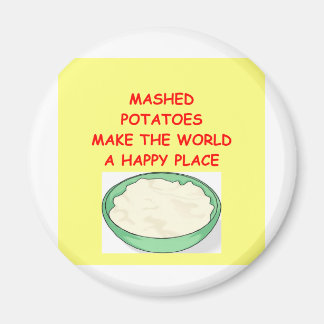 Imán puré de patatas