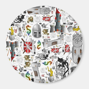 Imán Puré-para arriba medieval