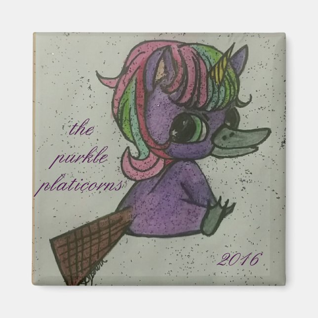 Imán Purkle Platicorns (Frente)