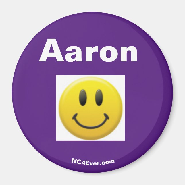 Imán Purple Aaron Smile (Frente)