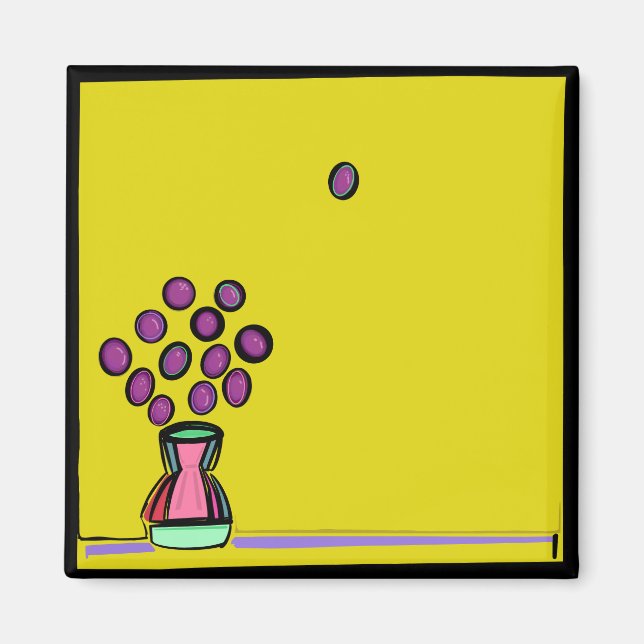 IMÁN PURPLE BOUQUET (Frente)