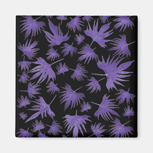 Imán Purple Canary Vine Leaves (Frente)