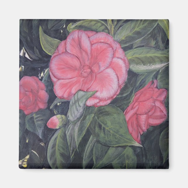 Imán Purple Dawn Camellia Magnet (Frente)